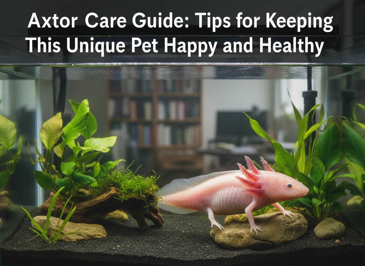 Axolotl Care Guide: Tips for Keeping This Unique Pet Happy and Healthy