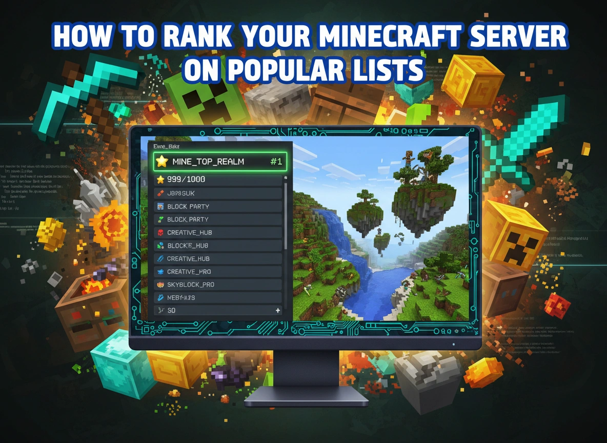 Rank Your Minecraft Server on Popular Lists