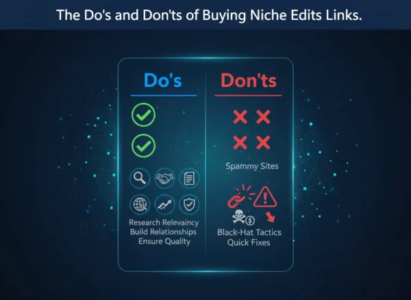The Do’s and Don’ts of Buying Niche Edits Links