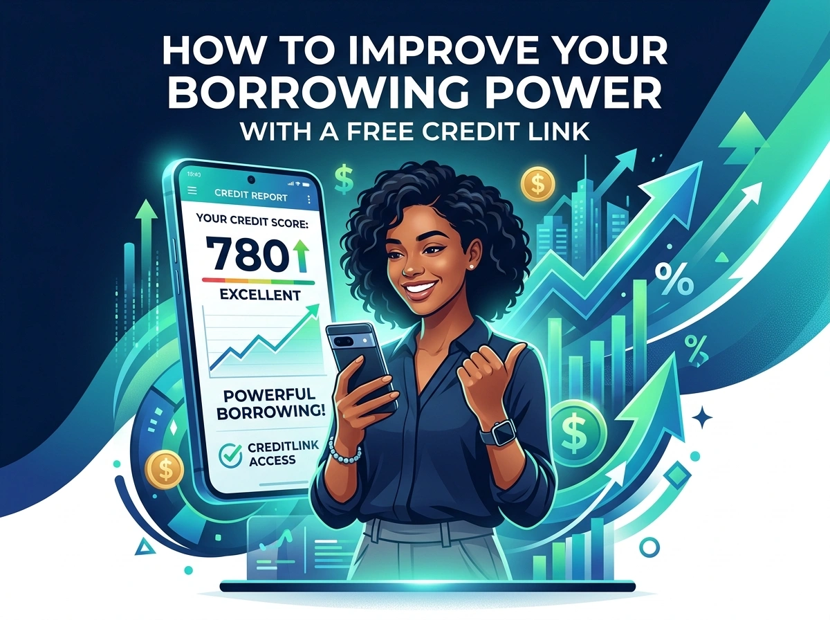 How to Improve Your Borrowing Power With a Free Credit Link