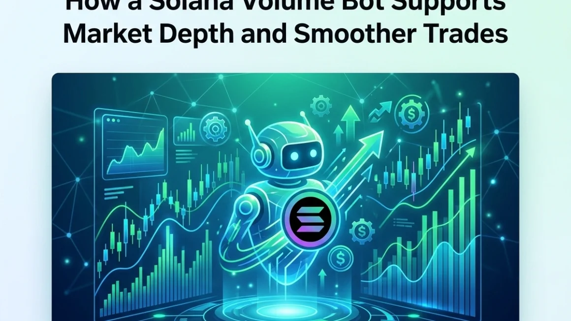 How a Solana Volume Bot Supports Market Depth and Smoother Trades
