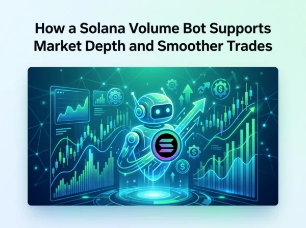 How a Solana Volume Bot Supports Market Depth and Smoother Trades