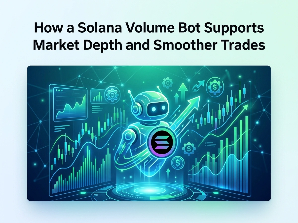 How a Solana Volume Bot Supports Market Depth and Smoother Trades
