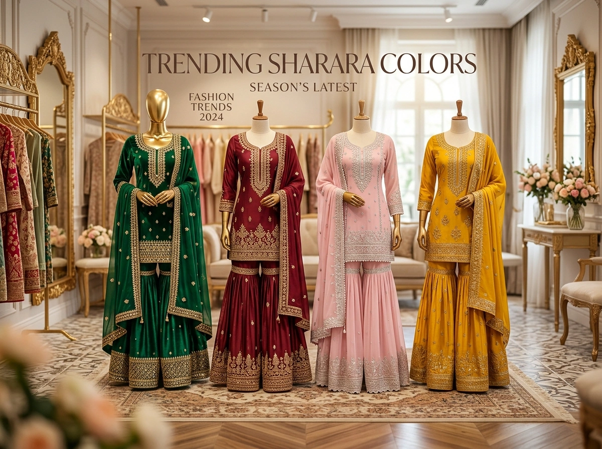 Sharara Dress Color Trends You Need to Know This Season