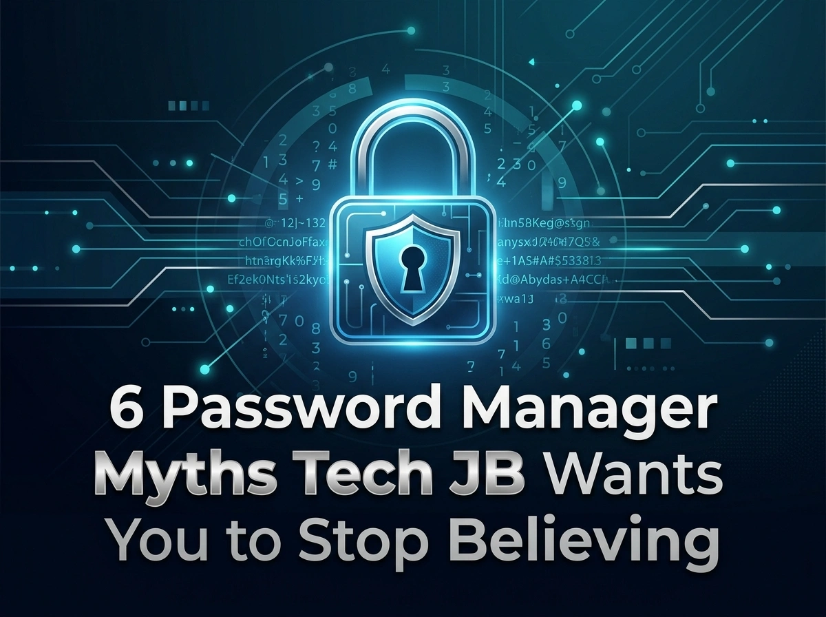 6 Password Manager Myths Teck JB Wants You to Stop Believing